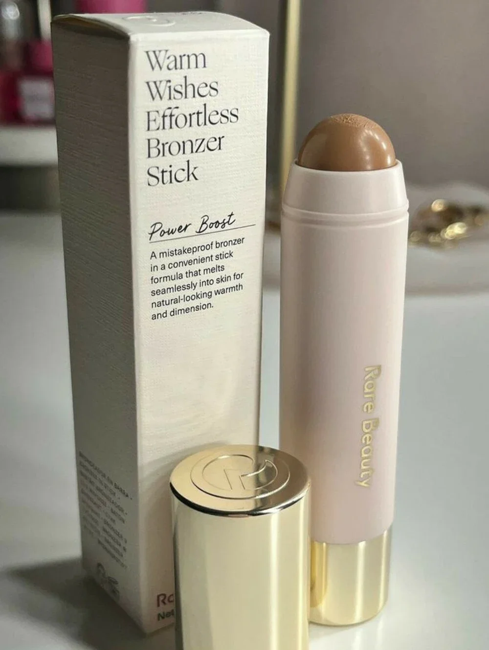 🫐Face Need🫐BNIB Rare Beauty Fullsize POWER BOOST Effortless Bronzer Stick!$30R